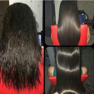 Powerful intensive hair mask with keratin